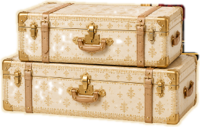 Decorative luggage trunks