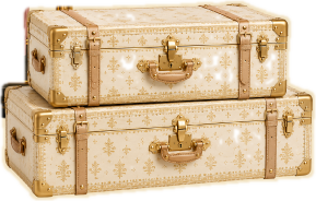 Decorative luggage trunks